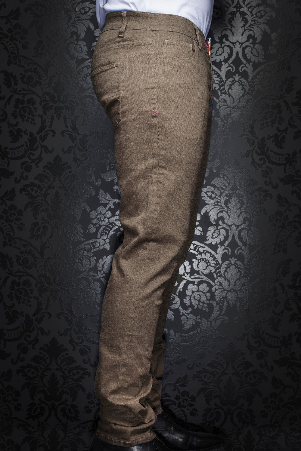 Jeans Au noir - JOHNNY-C beige - Machemise.ca , inventaire complet de la marque Au Noir