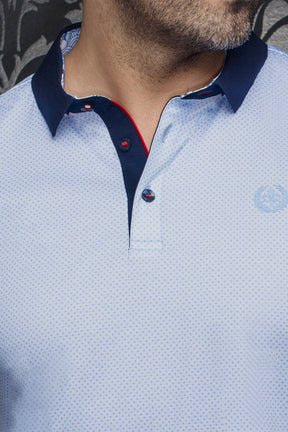Polo pour homme par Au Noir | LINDELL Bleu Clair | Machemise.ca, inventaire complet de la marque Au Noir