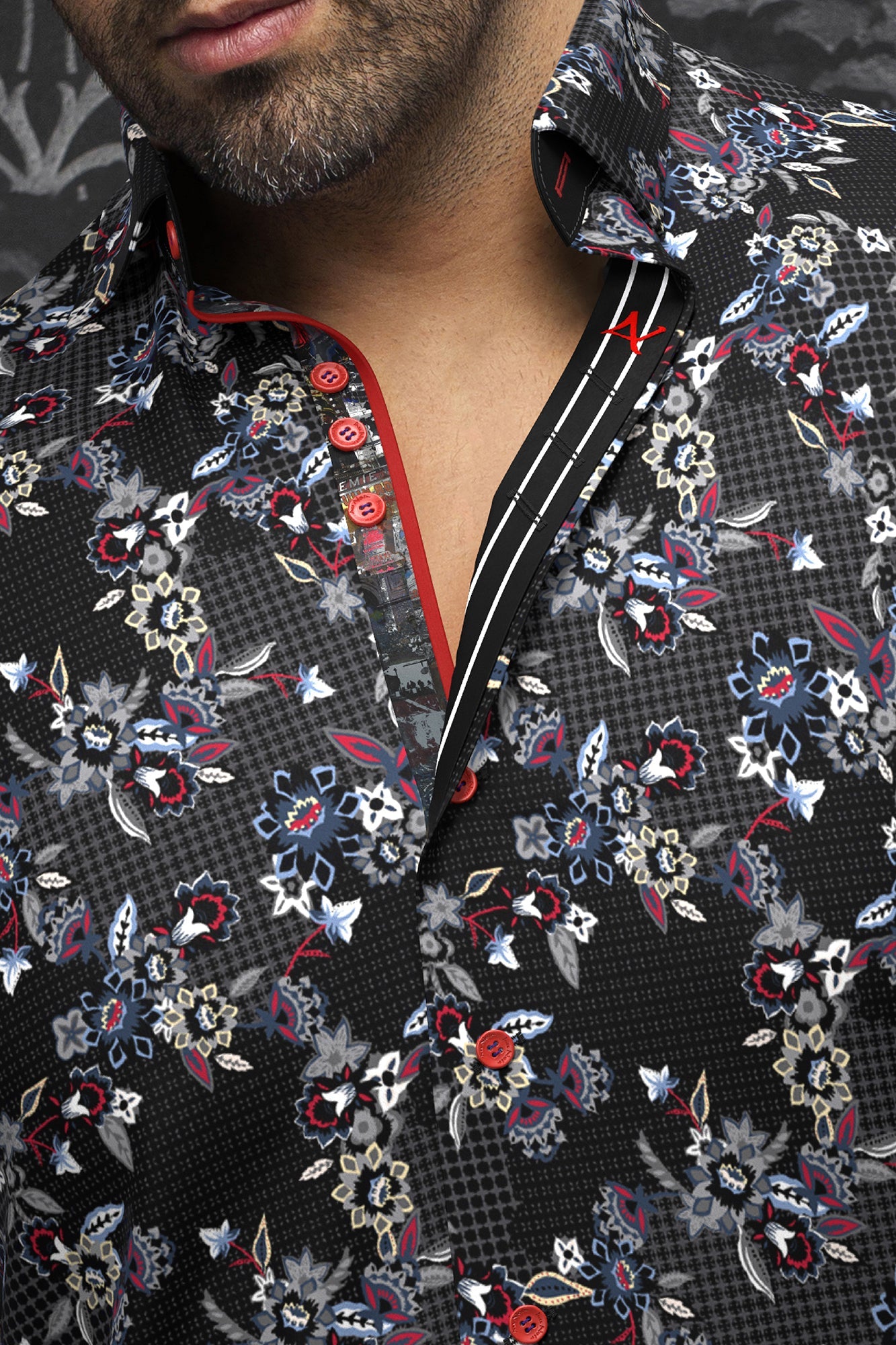 Chemise manches longues pour homme par Au Noir | LINERO Noir Indigo | Machemise.ca, inventaire complet de la marque Au Noir