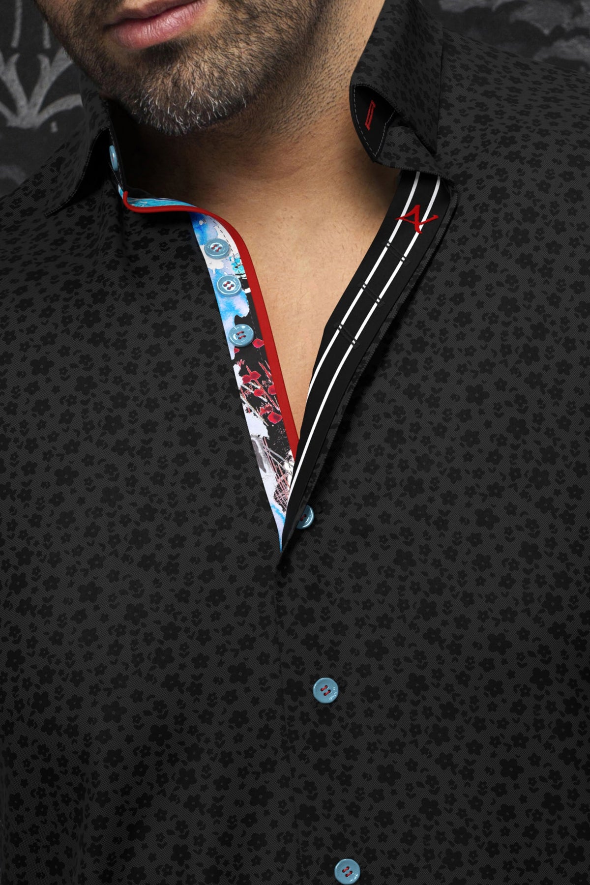Chemise manches longues pour homme par Au Noir | MINORI Noir | Machemise.ca, inventaire complet de la marque Au Noir