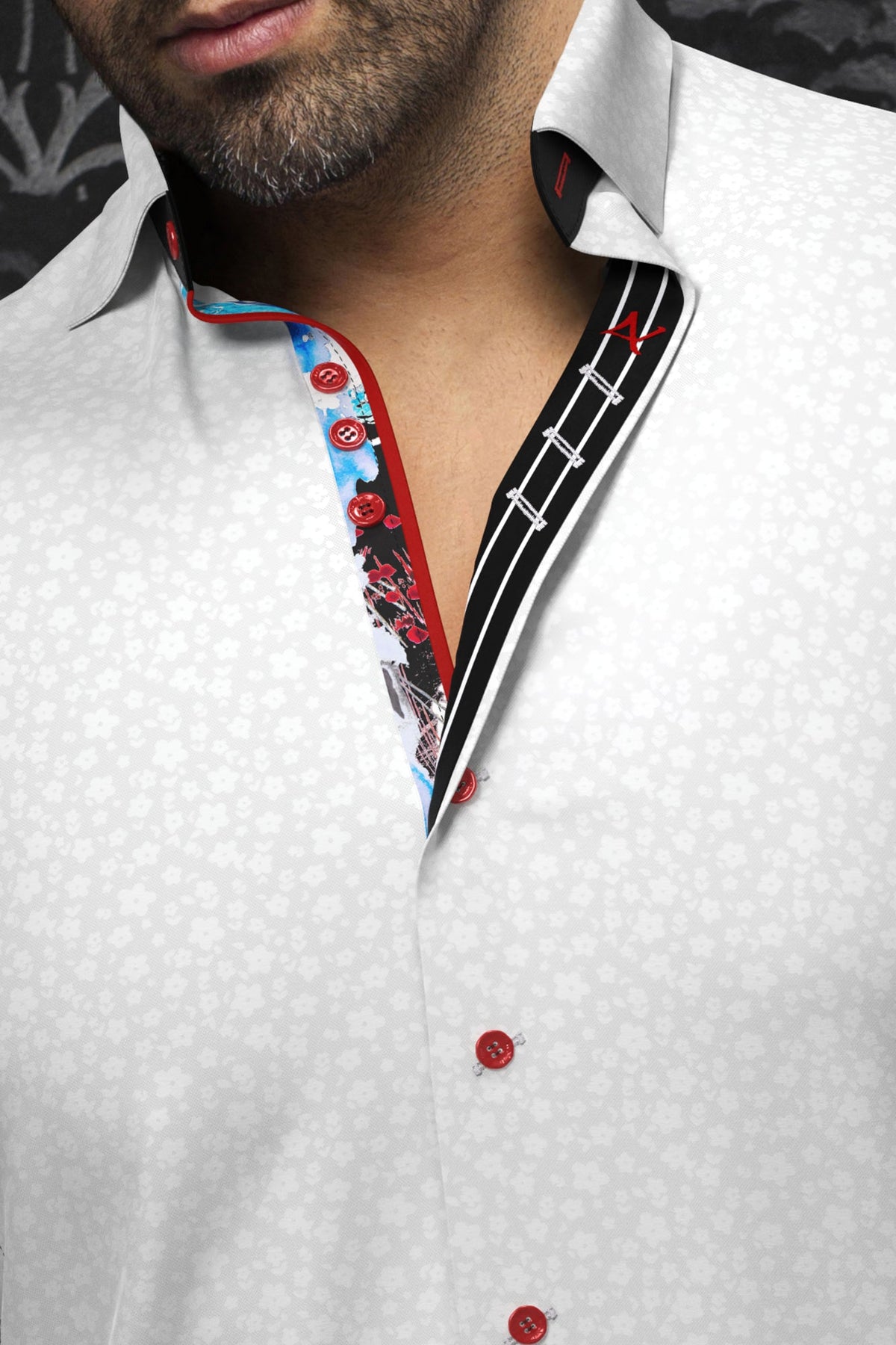 Chemise manches longues pour homme par Au Noir | MINORI Blanc | Machemise.ca, inventaire complet de la marque Au Noir