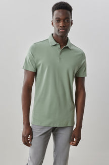 Polo honeycomb pour homme par Robert Barakett | Georgia RB11016 Vigne Poussiéreuse | Machemise.ca, vêtements mode pour hommes