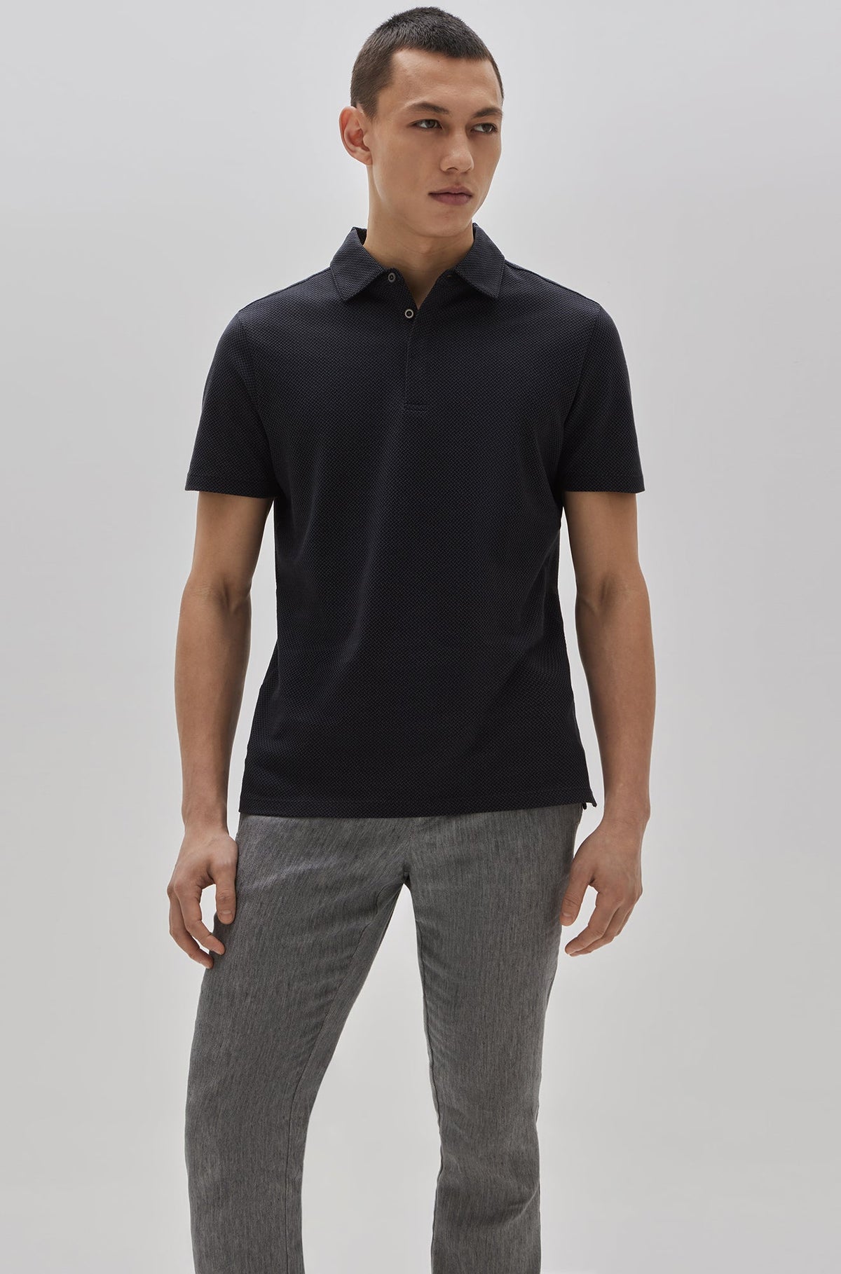 Polo pour homme par Robert Barakett | Creston RB21117 CHARCL | Machemise.ca, vêtements mode pour hommes