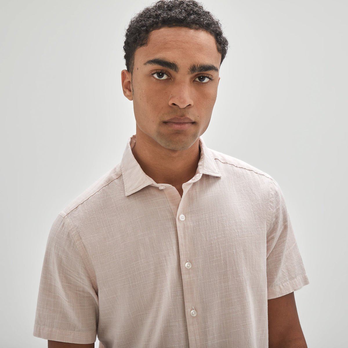 Chemise manches courtes pour homme par Robert Barakett | RB31165/Coogan Rose/Pink| Machemise.ca, vêtements mode pour hommes