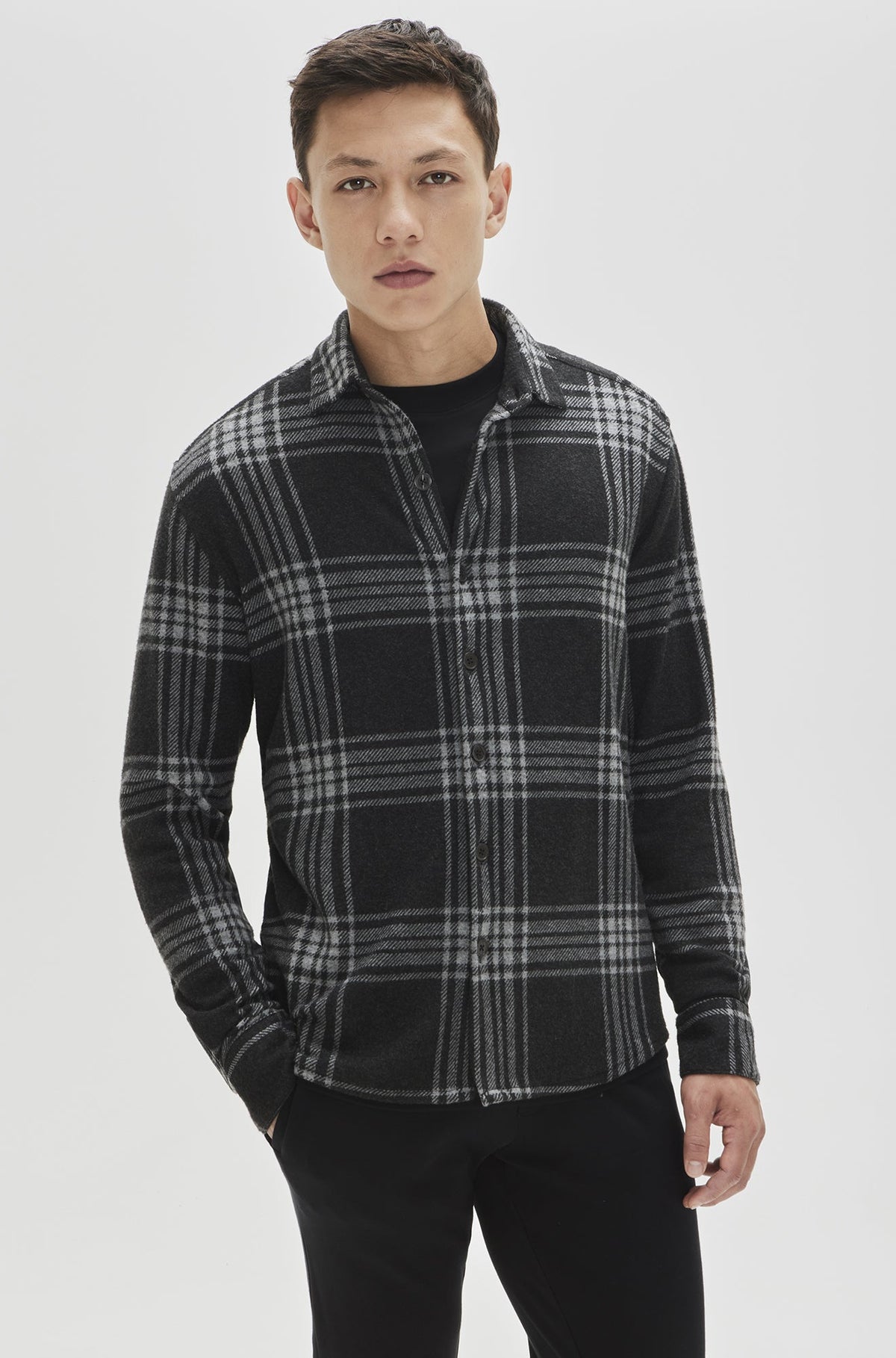 Veste/surchemise pour homme par Robert Barakett | Hammerton RB32310 CHARCL | Machemise.ca, vêtements mode pour hommes