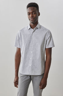 Chemise manches courtes pour homme par Robert Barakett | Blossom RB41177 GREY | Machemise.ca, vêtements mode pour hommes