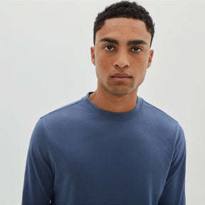 Chandail manches longues pour homme par Robert Barakett  | Georgia RB82247 Vintage Blue | Machemise.ca, vêtements mode pour hommes // Men's L.S T-Shirt by Robert Barakett | Georgia RB82247 Vintage Blue | Machemise.ca, fashion clothing for men