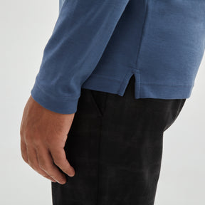 Chandail manches longues pour homme par Robert Barakett  | Georgia RB82247 Vintage Blue | Machemise.ca, vêtements mode pour hommes // Men's L.S T-Shirt by Robert Barakett | Georgia RB82247 Vintage Blue | Machemise.ca, fashion clothing for men