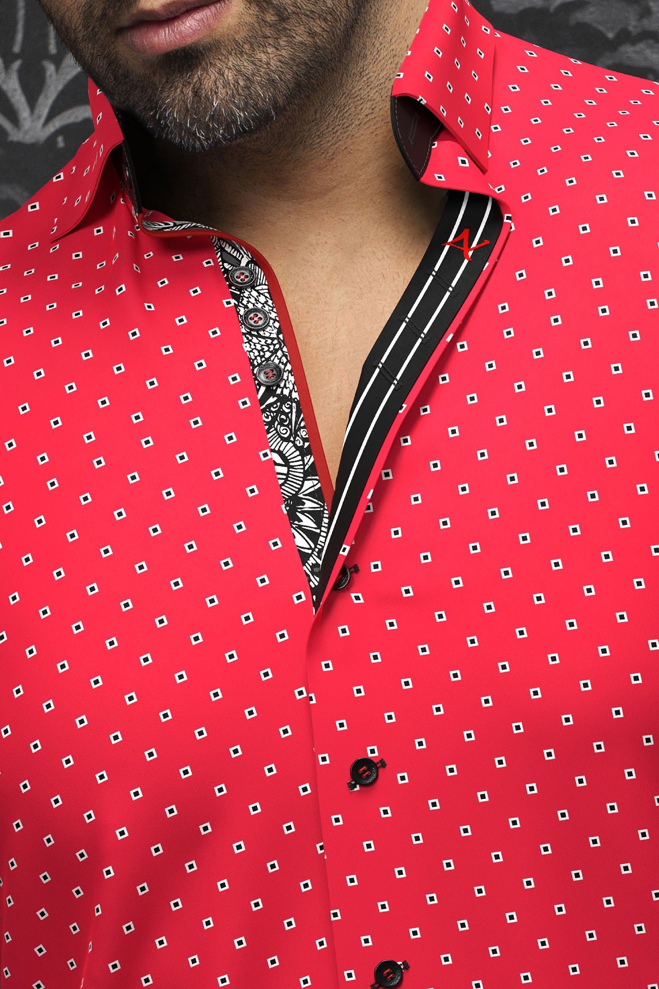 Chemise manches longues pour homme par Au Noir | SANTANA Rouge | Machemise.ca, inventaire complet de la marque Au Noir