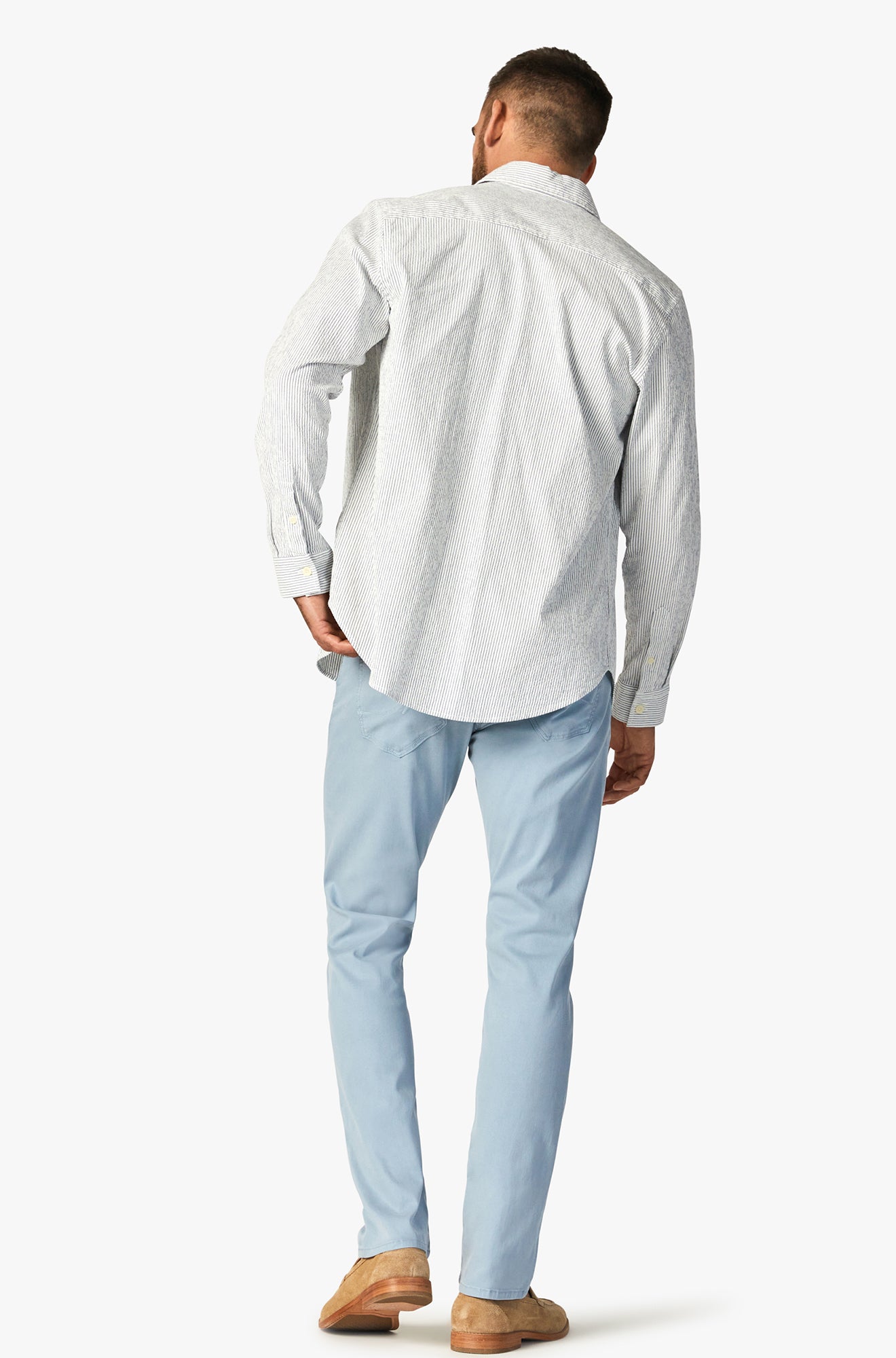 Pantalon pour homme par 34 Heritage | H001014 80296 Cool Bleu Clair/Light Blue | Machemise.ca, vêtements mode pour hommes