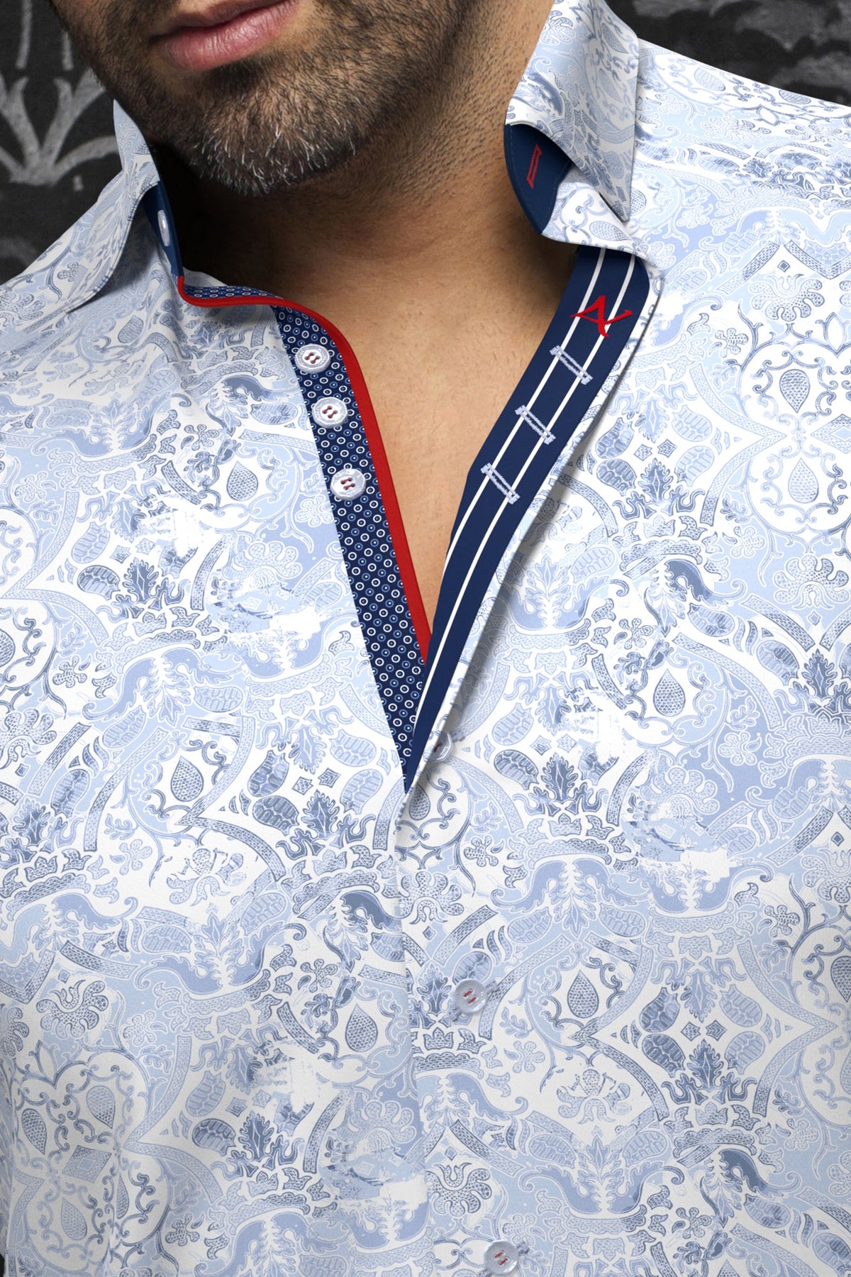 Chemise manches courtes pour homme par Au Noir | TACOMA(SS) Bleu Clair | Machemise.ca, inventaire complet de la marque Au Noir