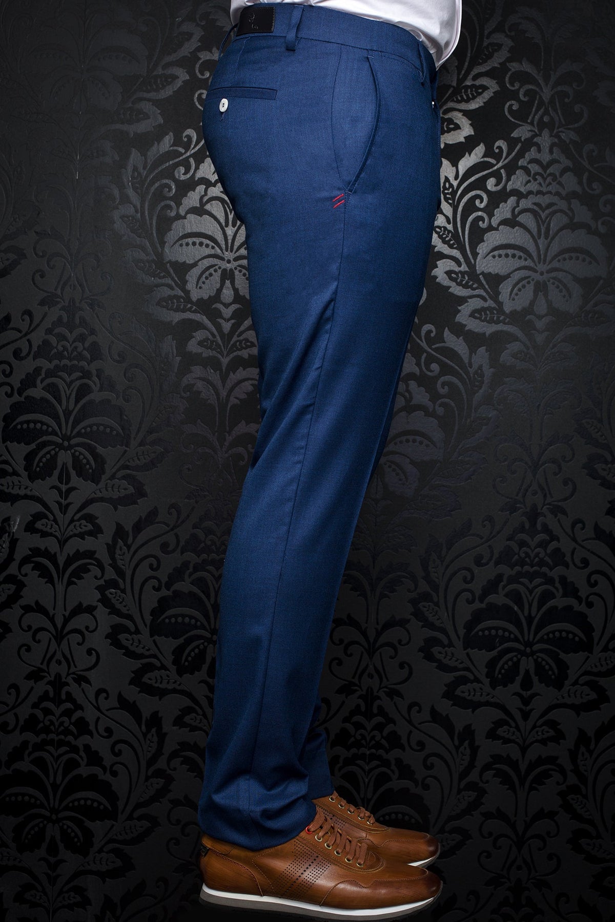 Pantalon pour homme par Au Noir | WESSON-CRAIG NAVY | Machemise.ca, inventaire complet de la marque Au Noir