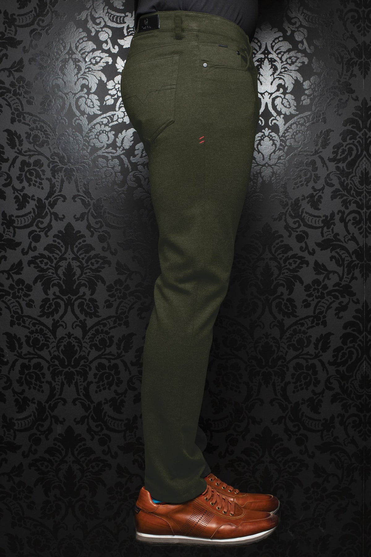 Pantalon pour homme par Au Noir | WINCHESTER Olive | Machemise.ca, inventaire complet de la marque Au Noir