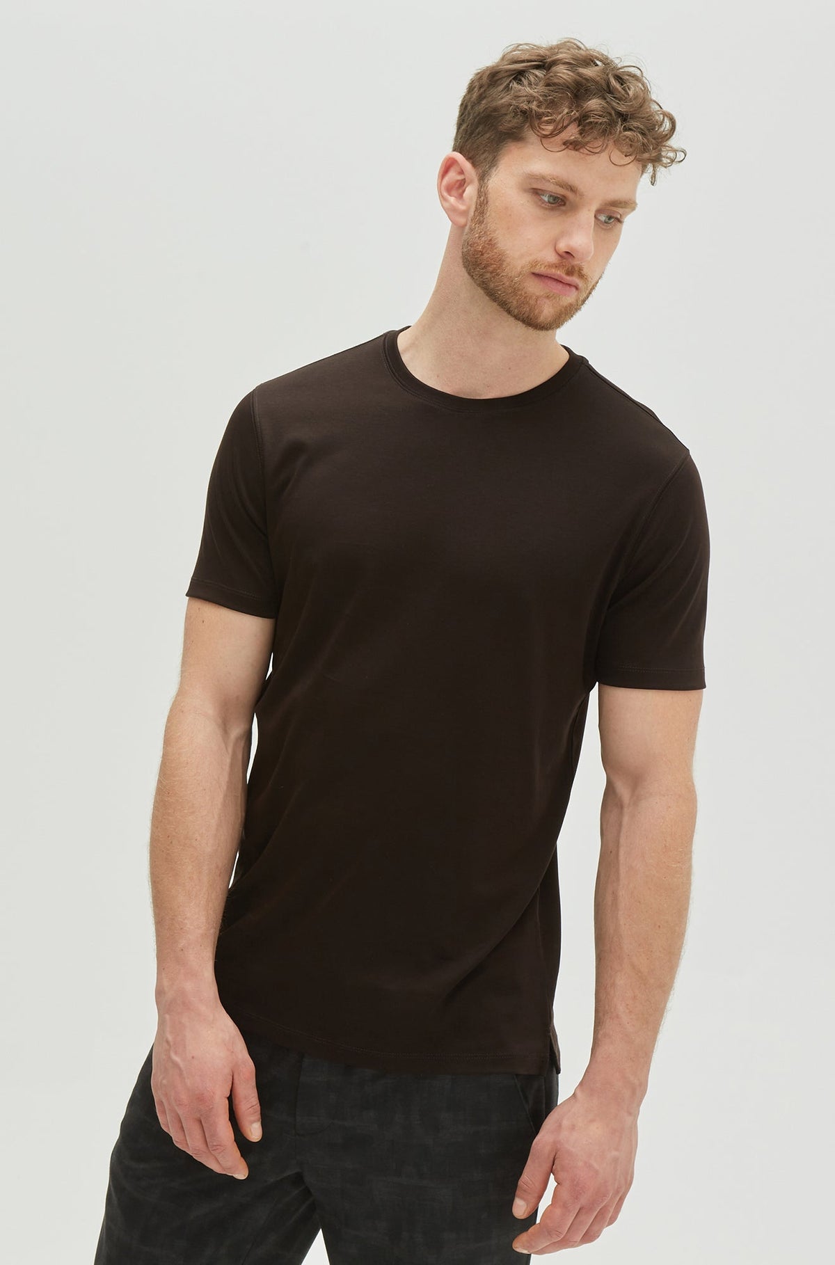 T-shirt col rond pour homme par Robert Barakett | Georgia 23336 DKCHOC | Machemise.ca, vêtements mode pour hommes
