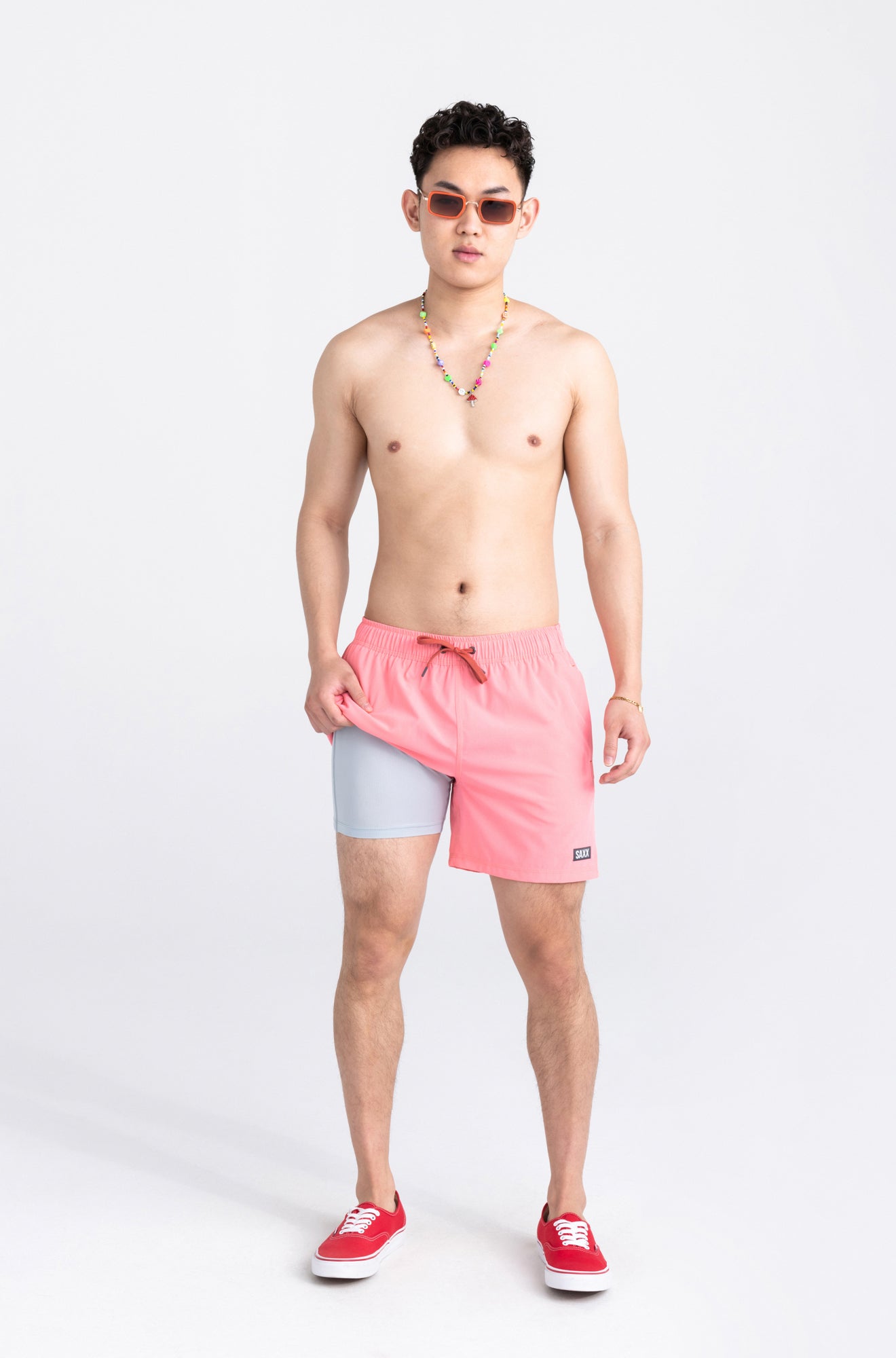 Maillot de bain pour homme par Saxx | Oh Buoy SXSW03L FLA ROSE | Machemise.ca, vêtements mode pour hommes